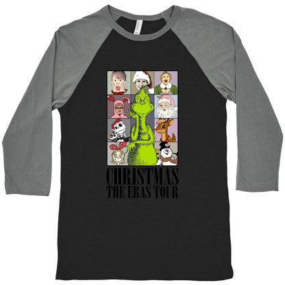Christmas Eras Tour Baseball Tee