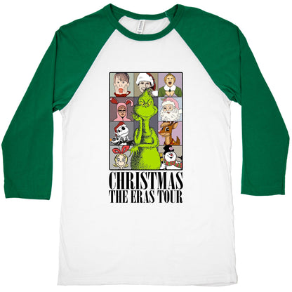 Christmas Eras Tour Baseball Tee