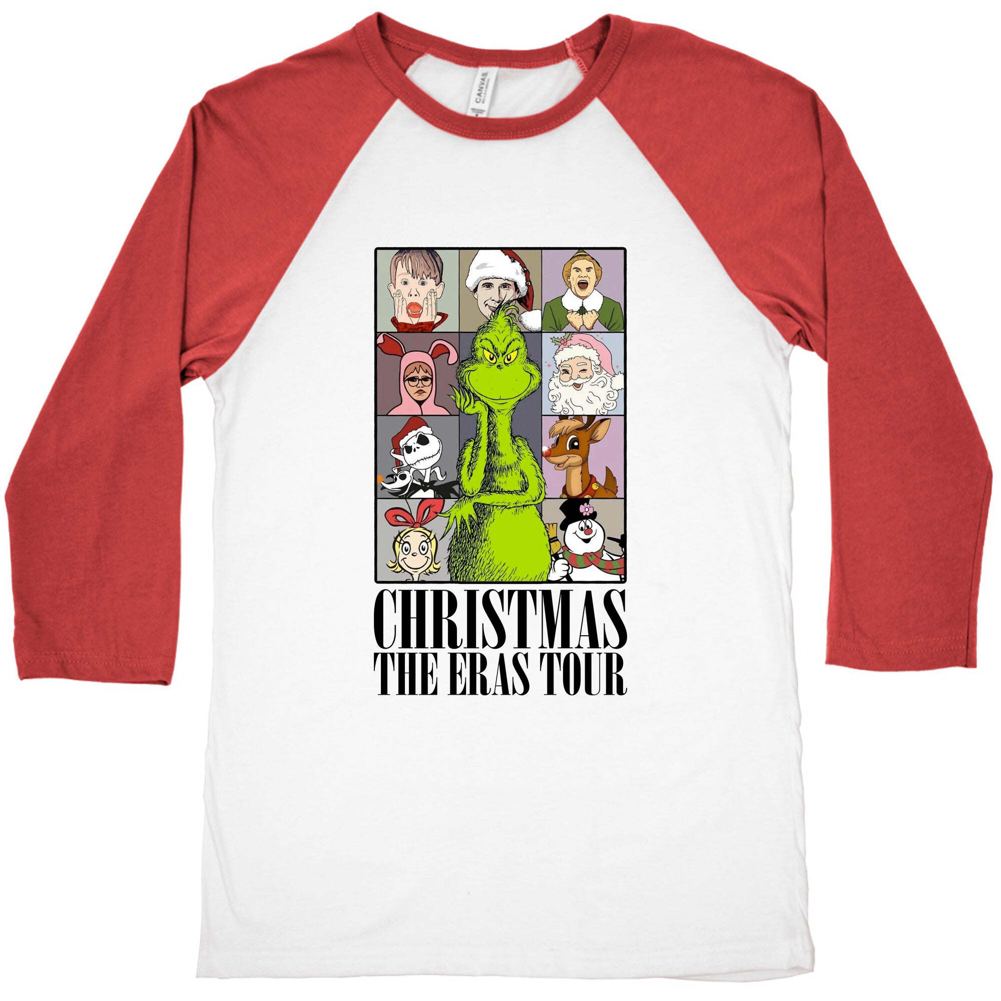 Christmas Eras Tour Baseball Tee