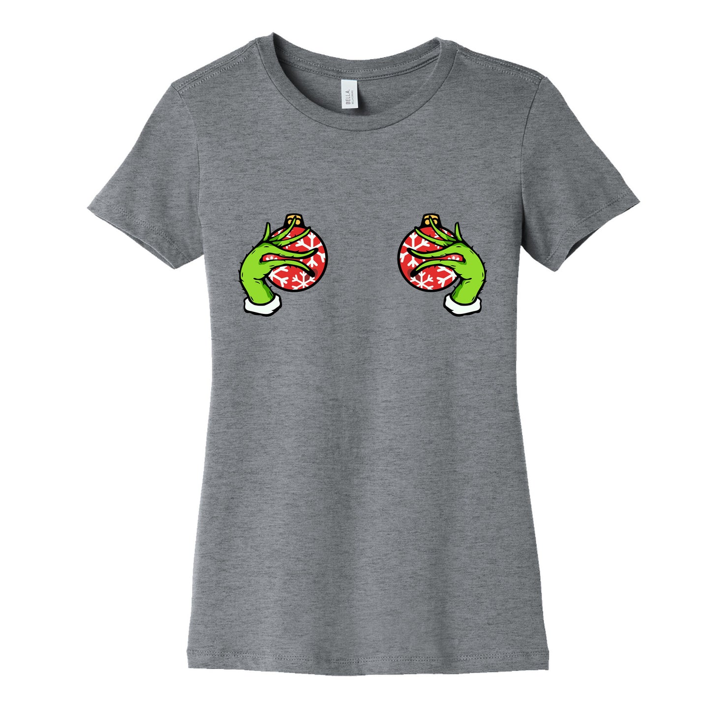 Christmas Boobie Shirt Womens Cotton Tee