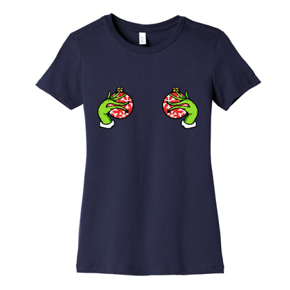 Christmas Boobie Shirt Womens Cotton Tee
