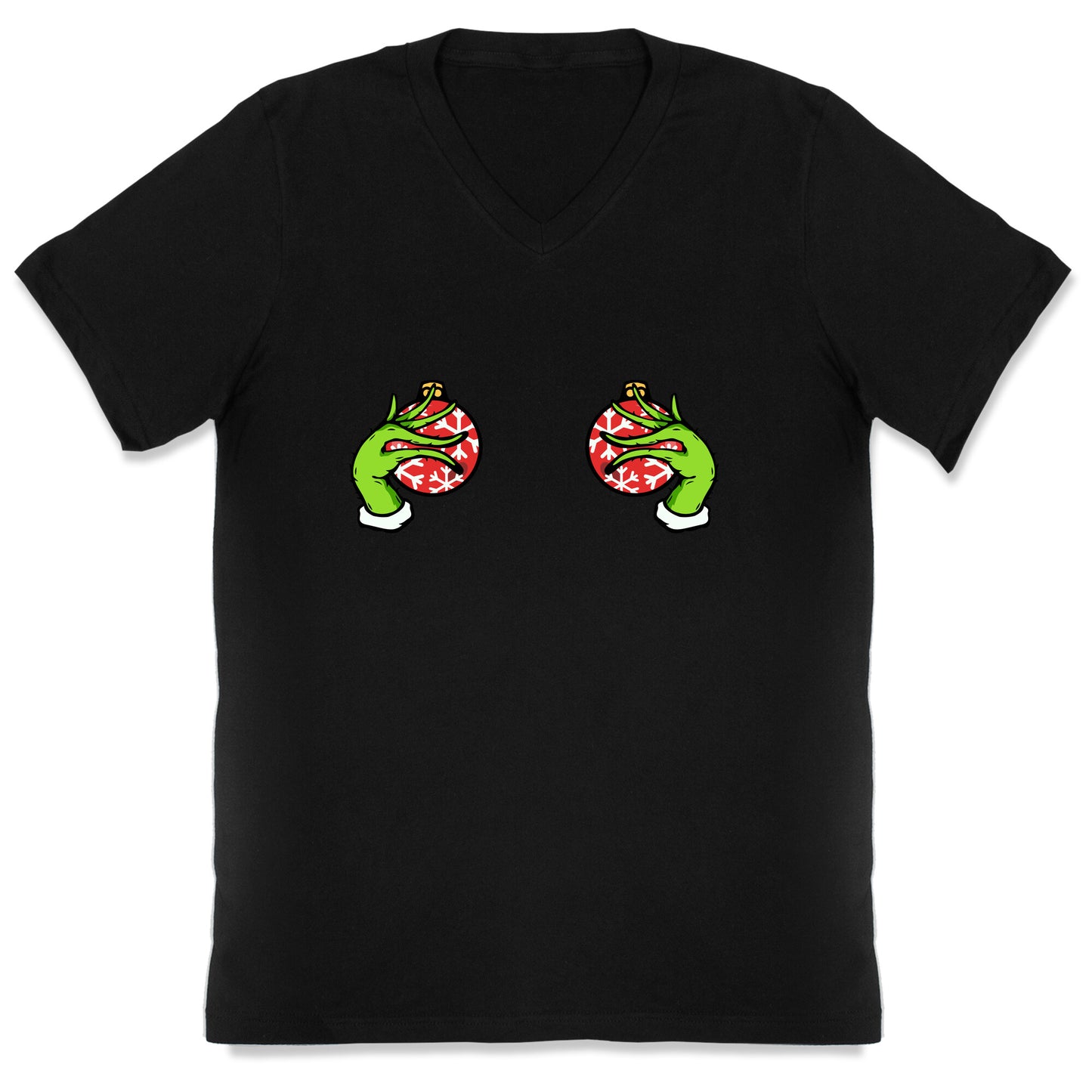 Christmas Boobie Shirt V-Neck