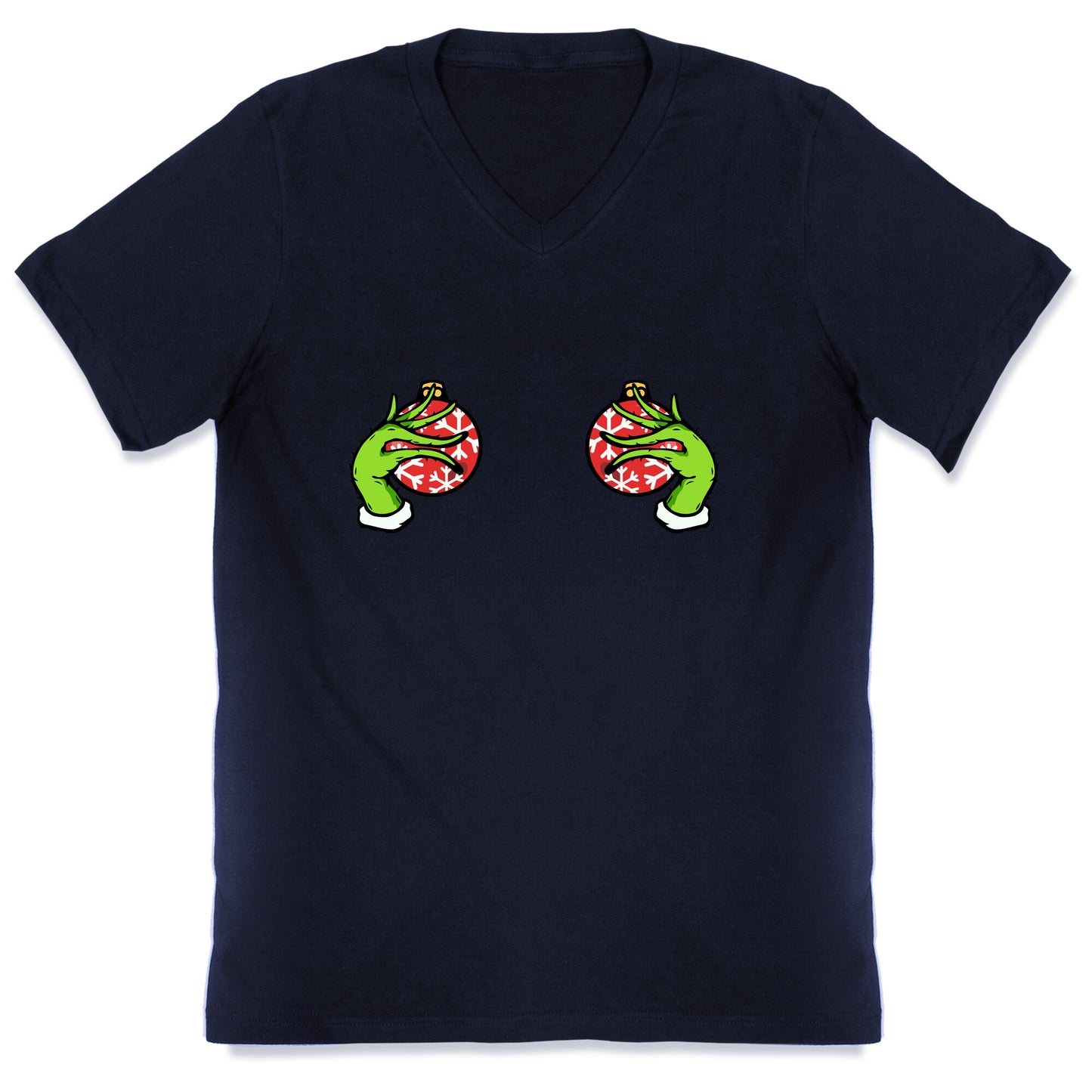 Christmas Boobie Shirt V-Neck