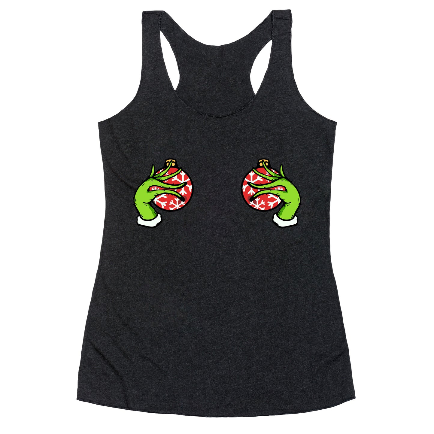 Christmas Boobie Shirt Racerback Tank