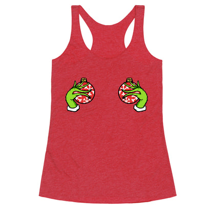 Christmas Boobie Shirt Racerback Tank