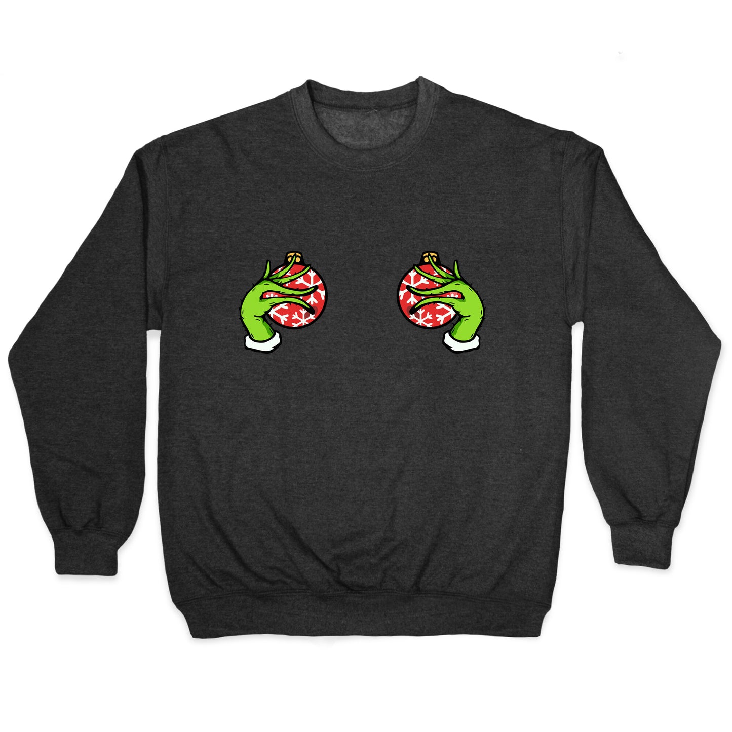 Christmas Boobie Shirt Crewneck Sweatshirt