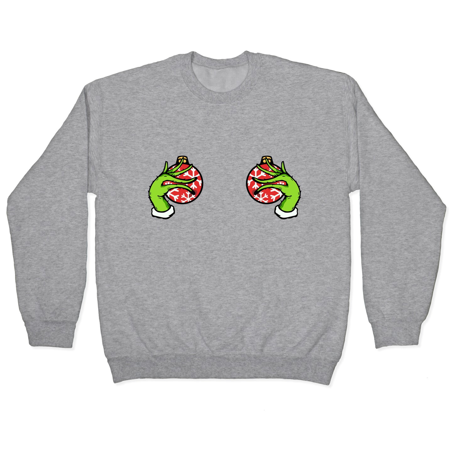Christmas Boobie Shirt Crewneck Sweatshirt