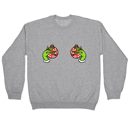 Christmas Boobie Shirt Crewneck Sweatshirt