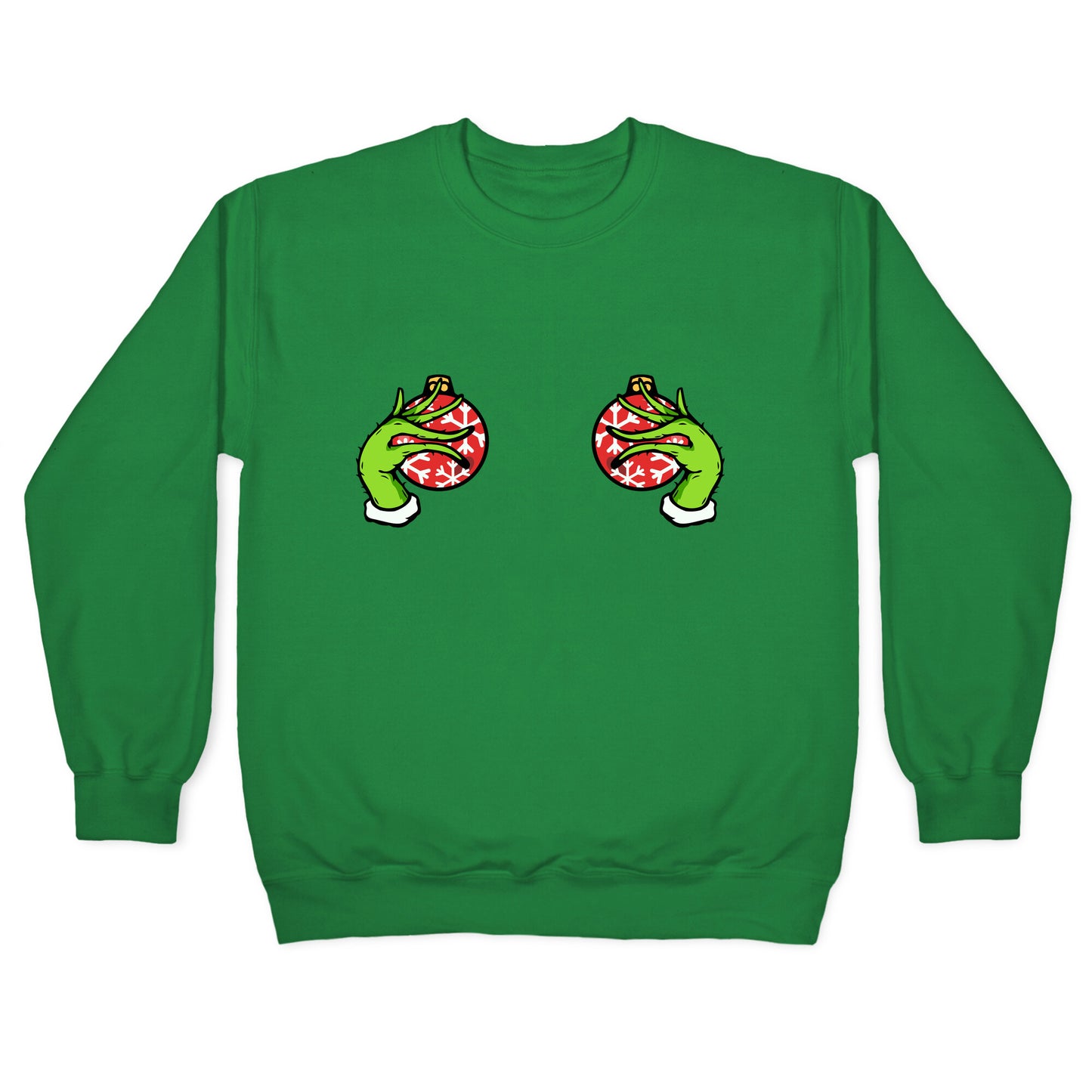 Christmas Boobie Shirt Crewneck Sweatshirt
