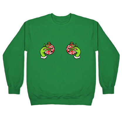 Christmas Boobie Shirt Crewneck Sweatshirt