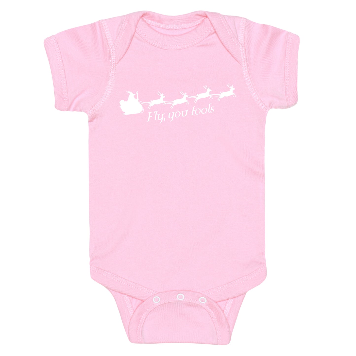 Fly You Fools Christmas Baby One-Piece