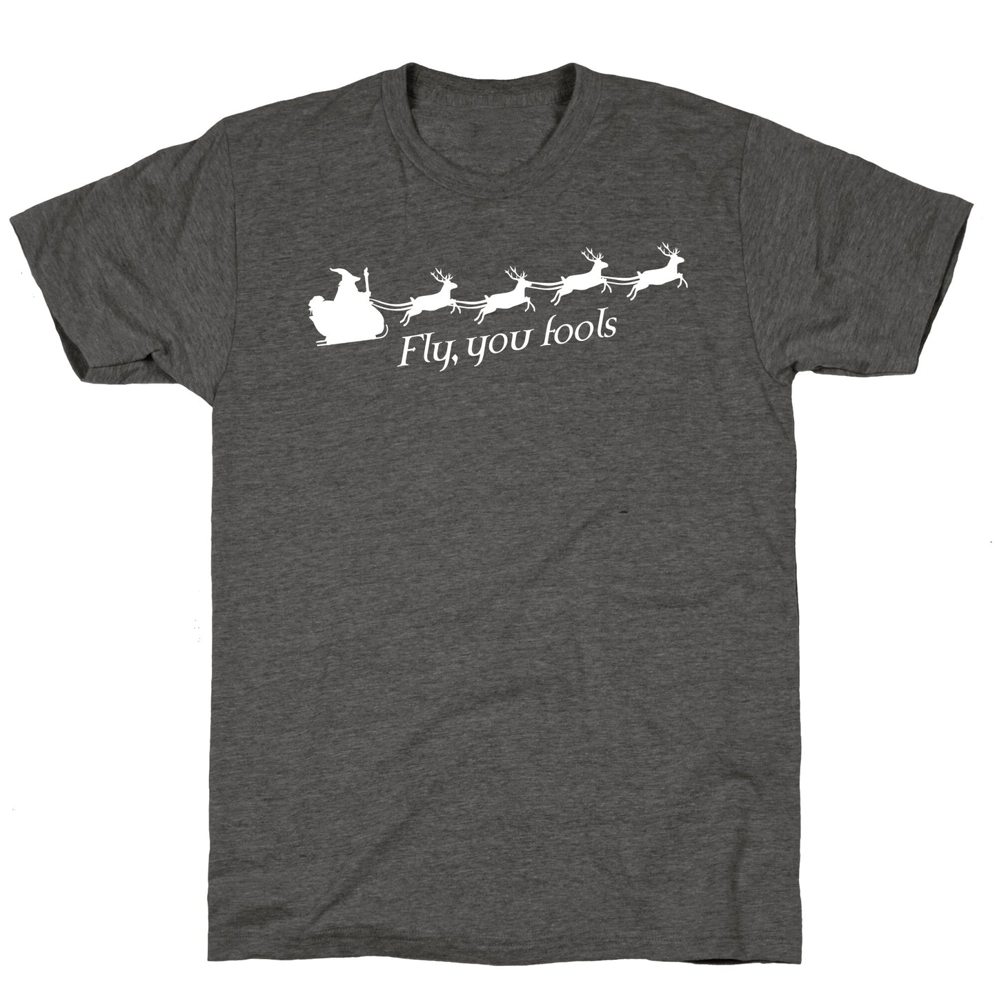 Fly You Fools Christmas Unisex Triblend Tee