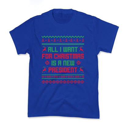 All I Want for Christmas is a New President Kids Tee