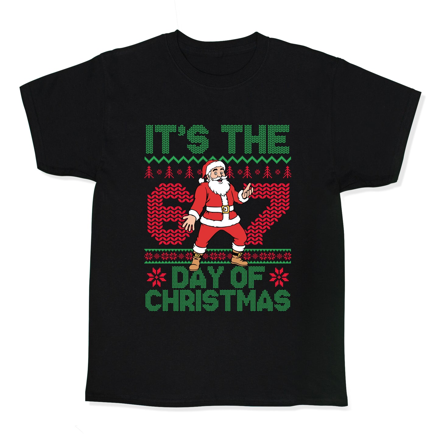 Santa Six Seven Kids Tee