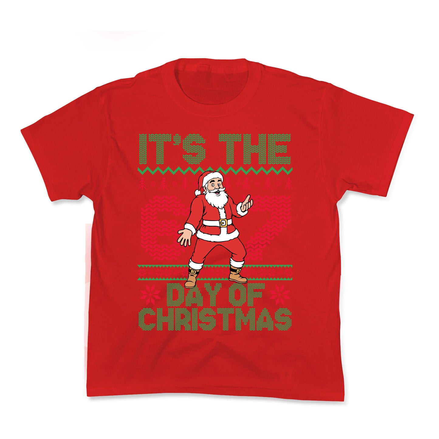 Santa Six Seven Kids Tee