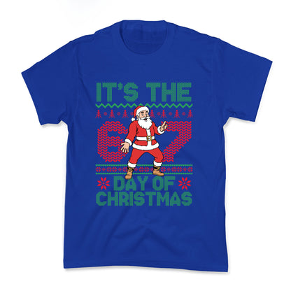 Santa Six Seven Kids Tee