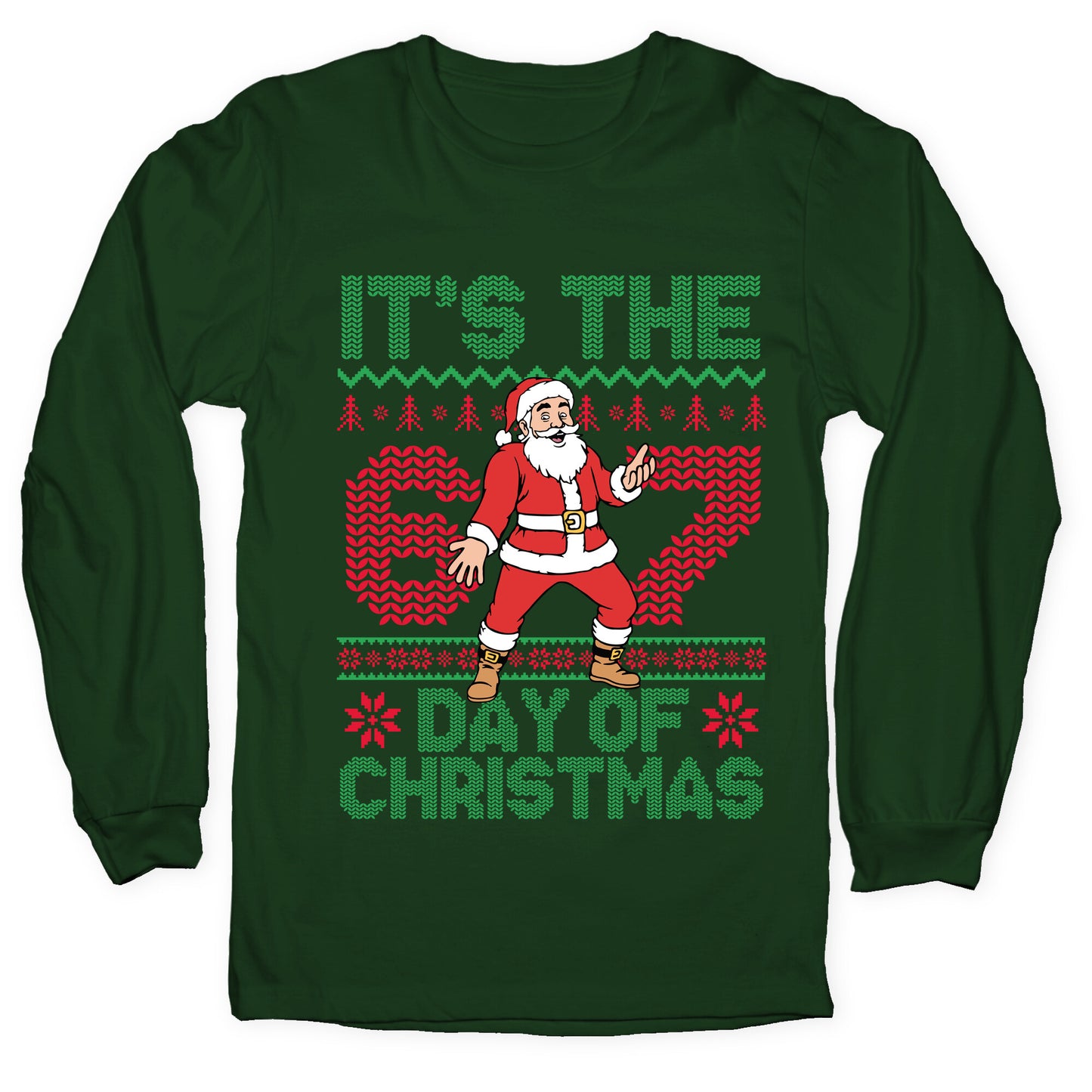 Santa Six Seven Longsleeve Tee