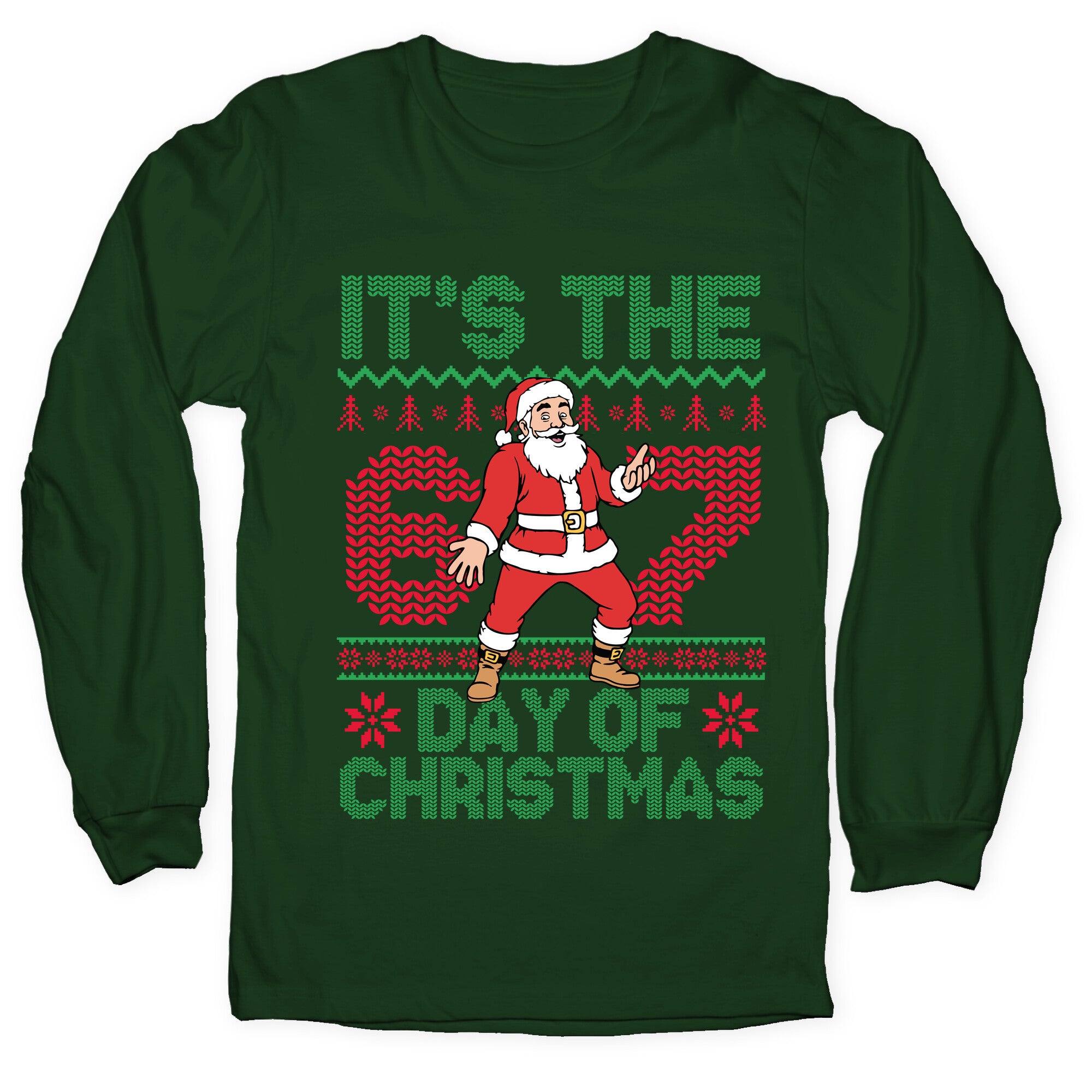 Santa Six Seven Longsleeve Tee