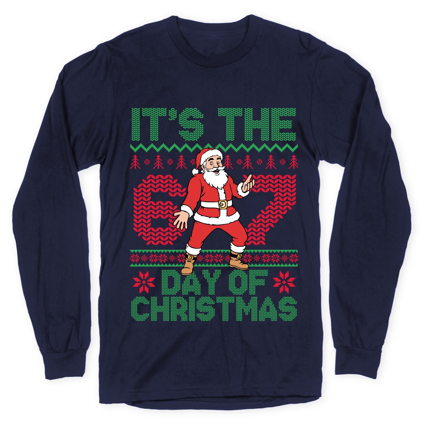 Santa Six Seven Longsleeve Tee
