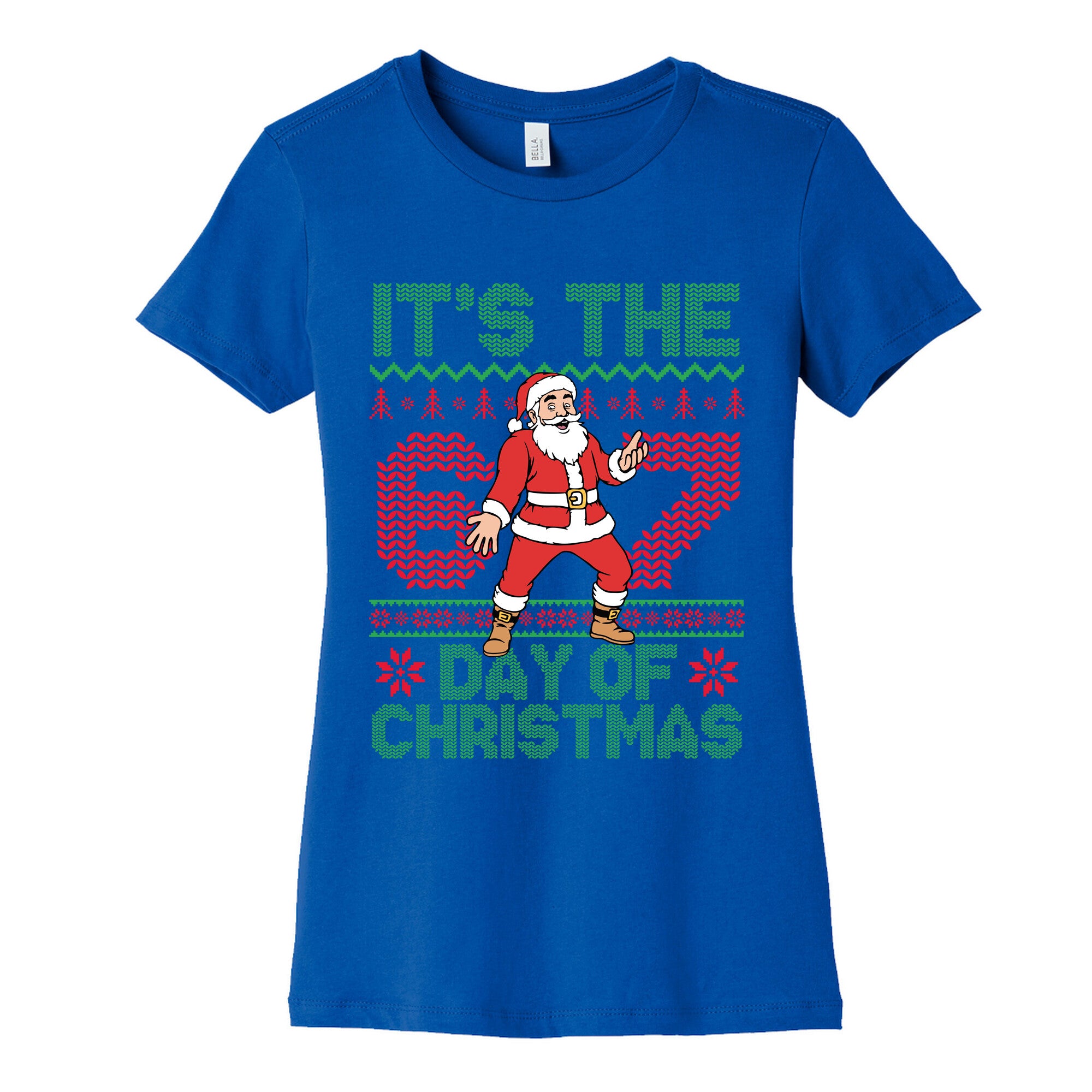 Santa Six Seven Womens Cotton Tee