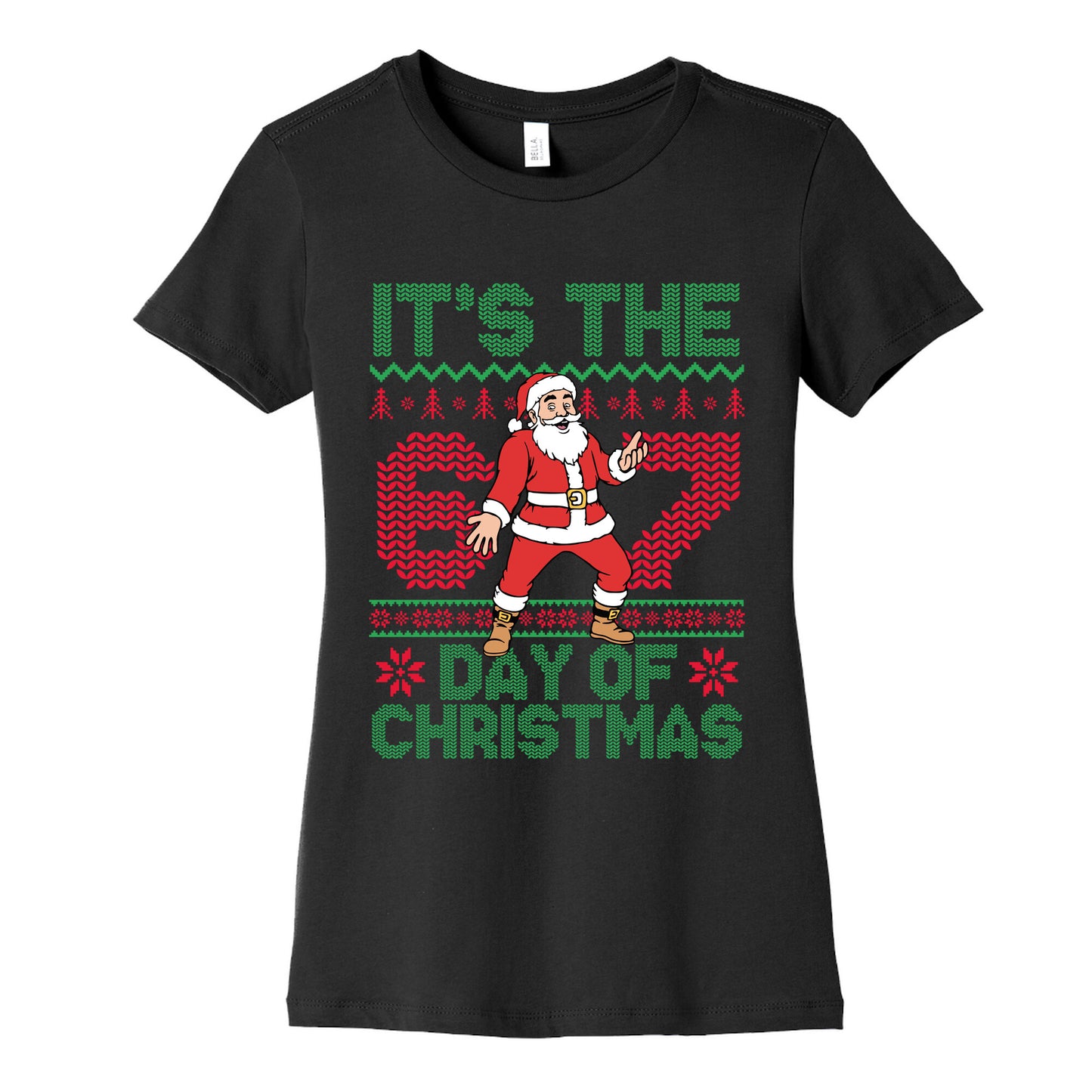 Santa Six Seven Womens Cotton Tee