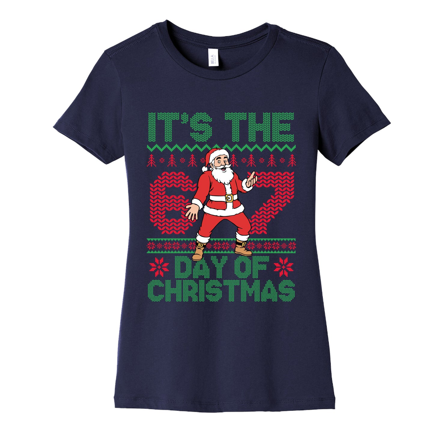 Santa Six Seven Womens Cotton Tee