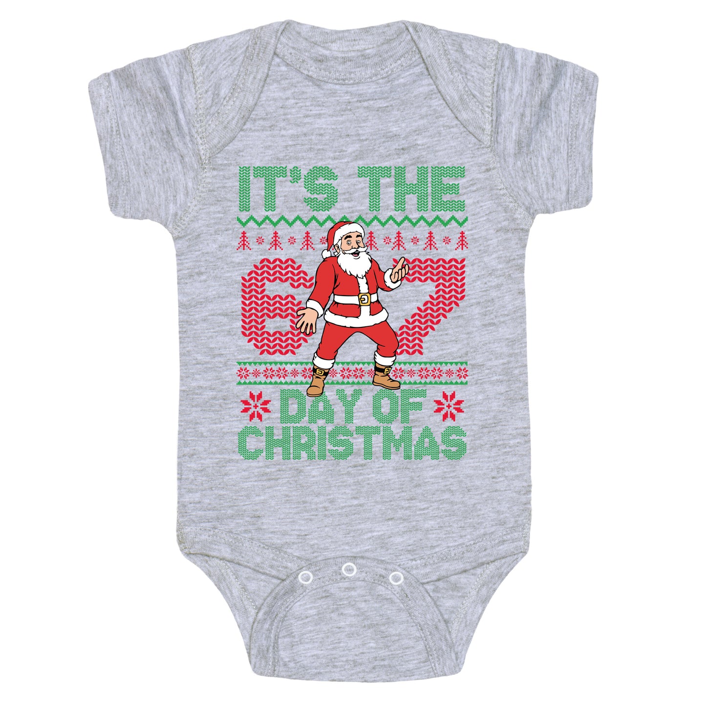Santa Six Seven Baby One-Piece