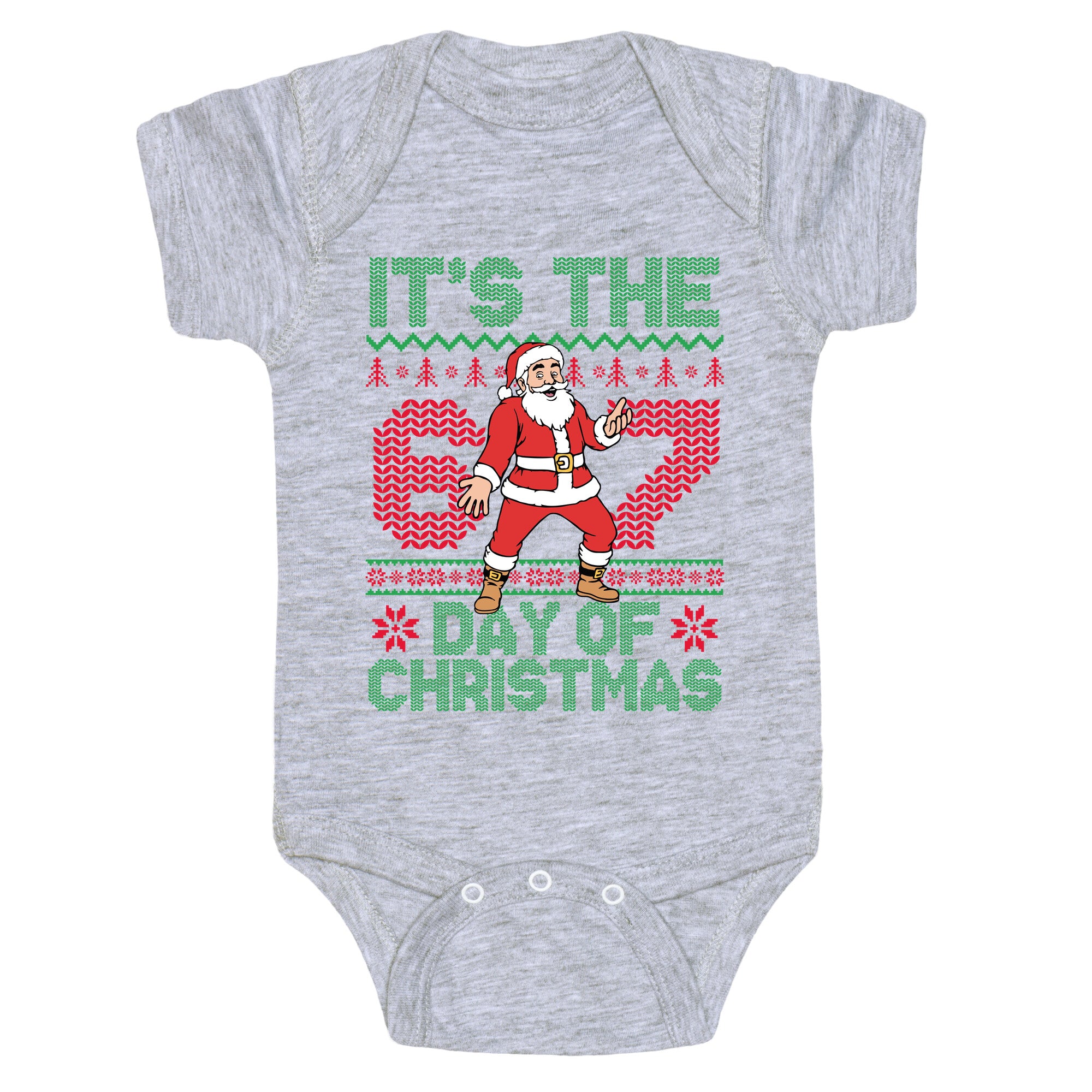 Santa Six Seven Baby One-Piece