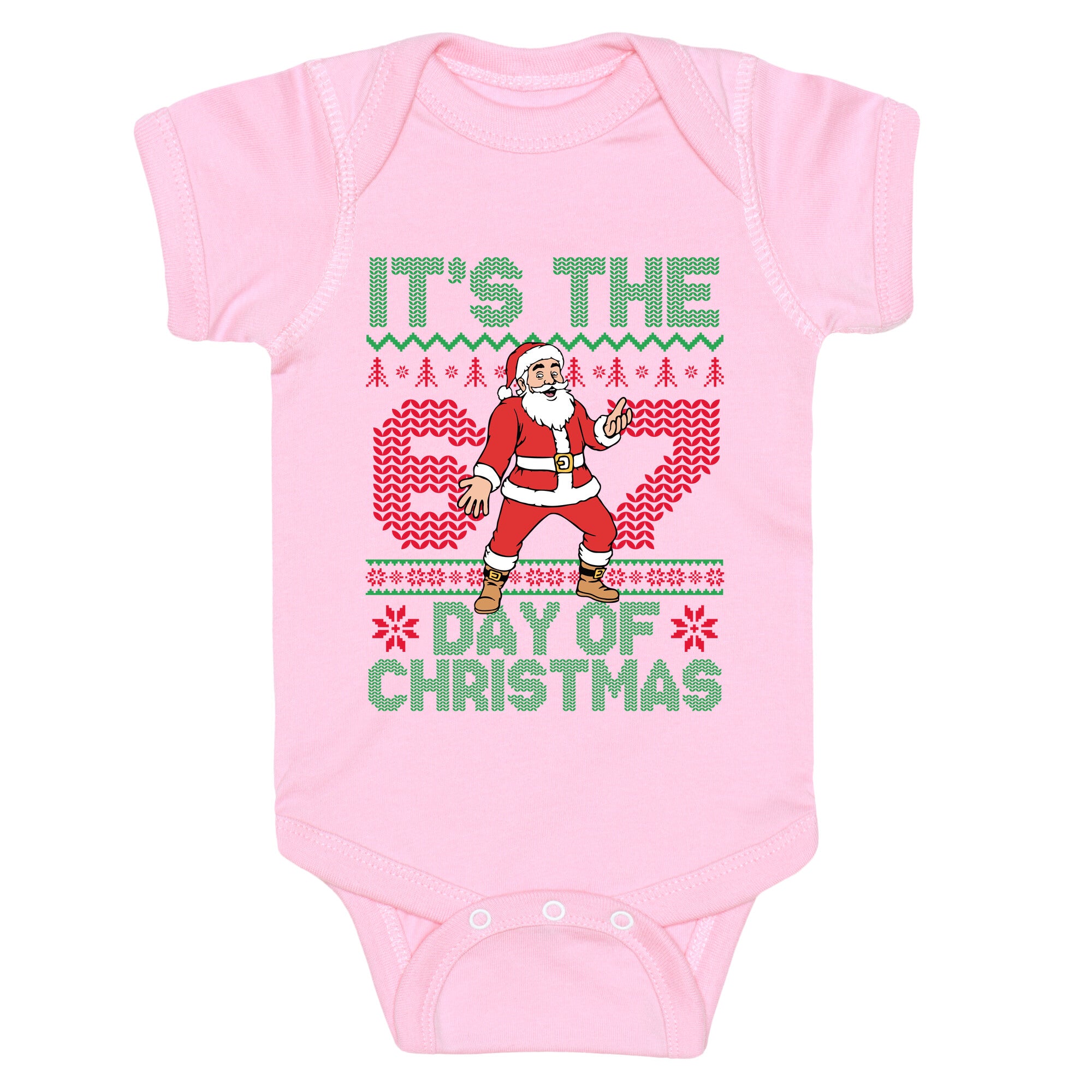 Santa Six Seven Baby One-Piece