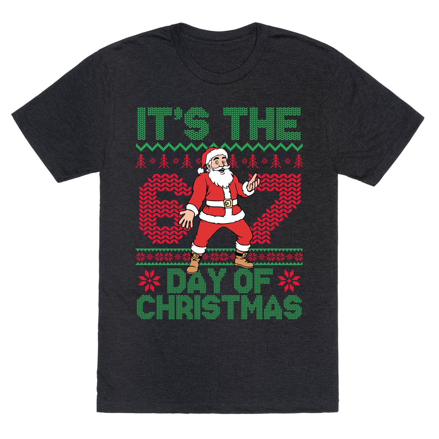 Santa Six Seven Unisex Triblend Tee