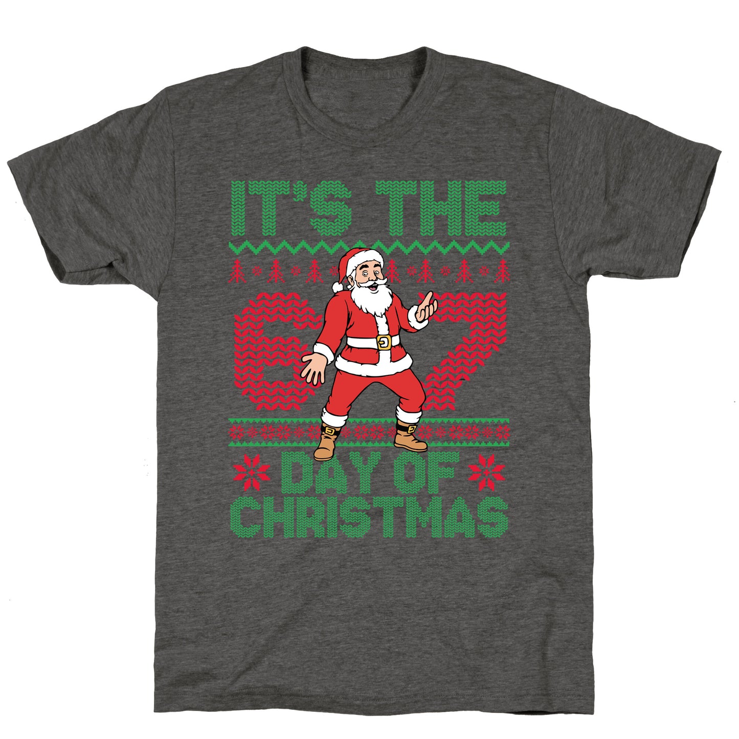 Santa Six Seven Unisex Triblend Tee