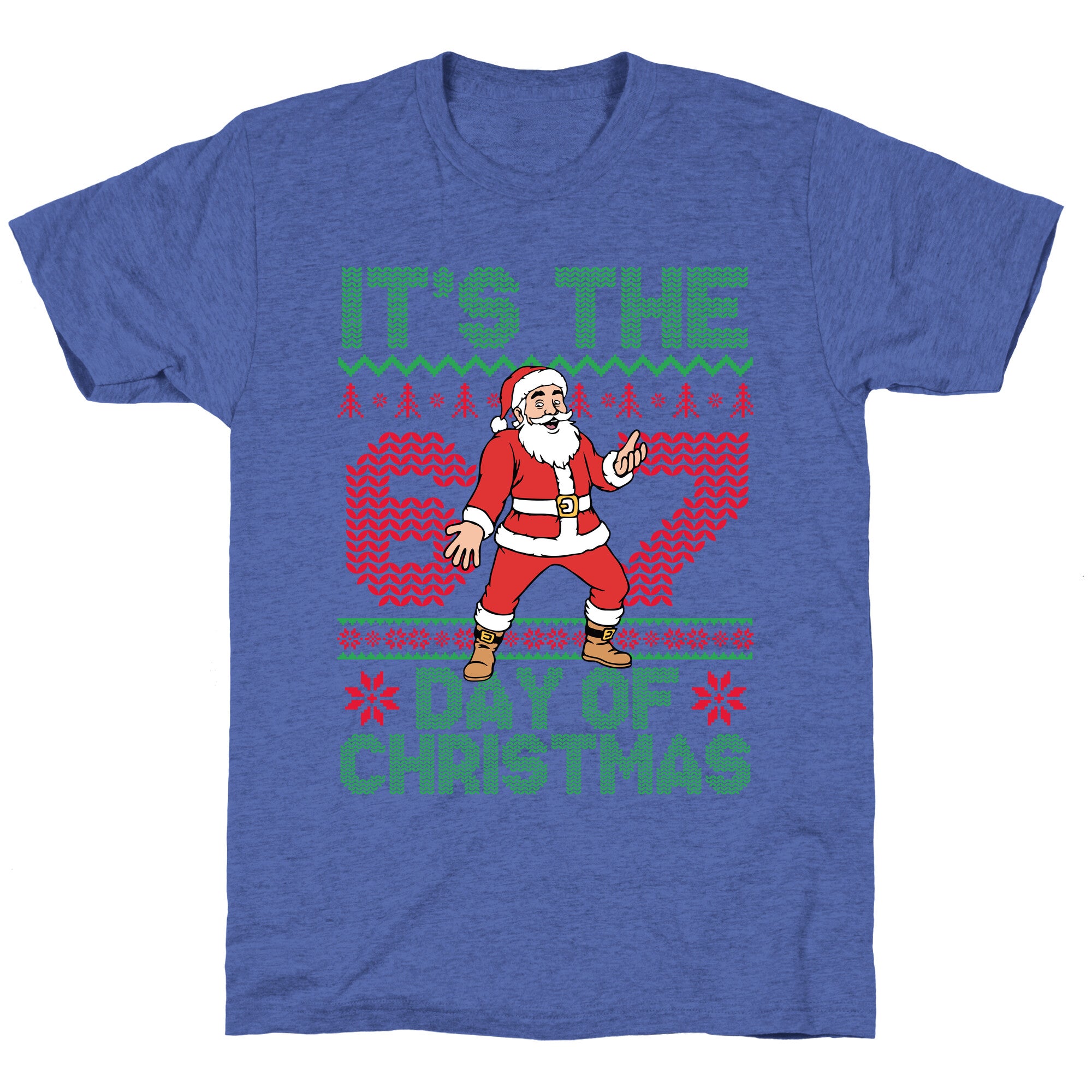 Santa Six Seven Unisex Triblend Tee
