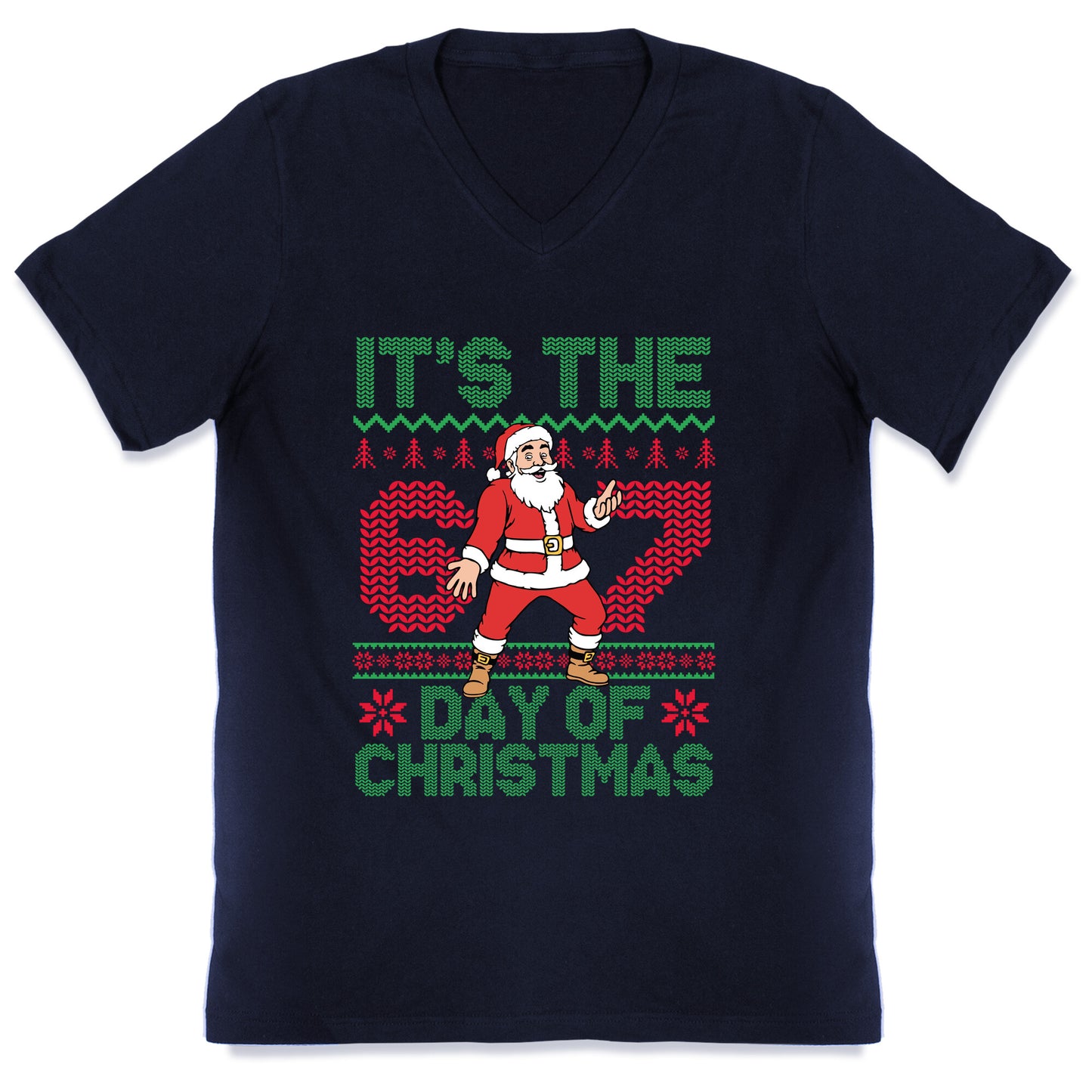 Santa Six Seven V-Neck