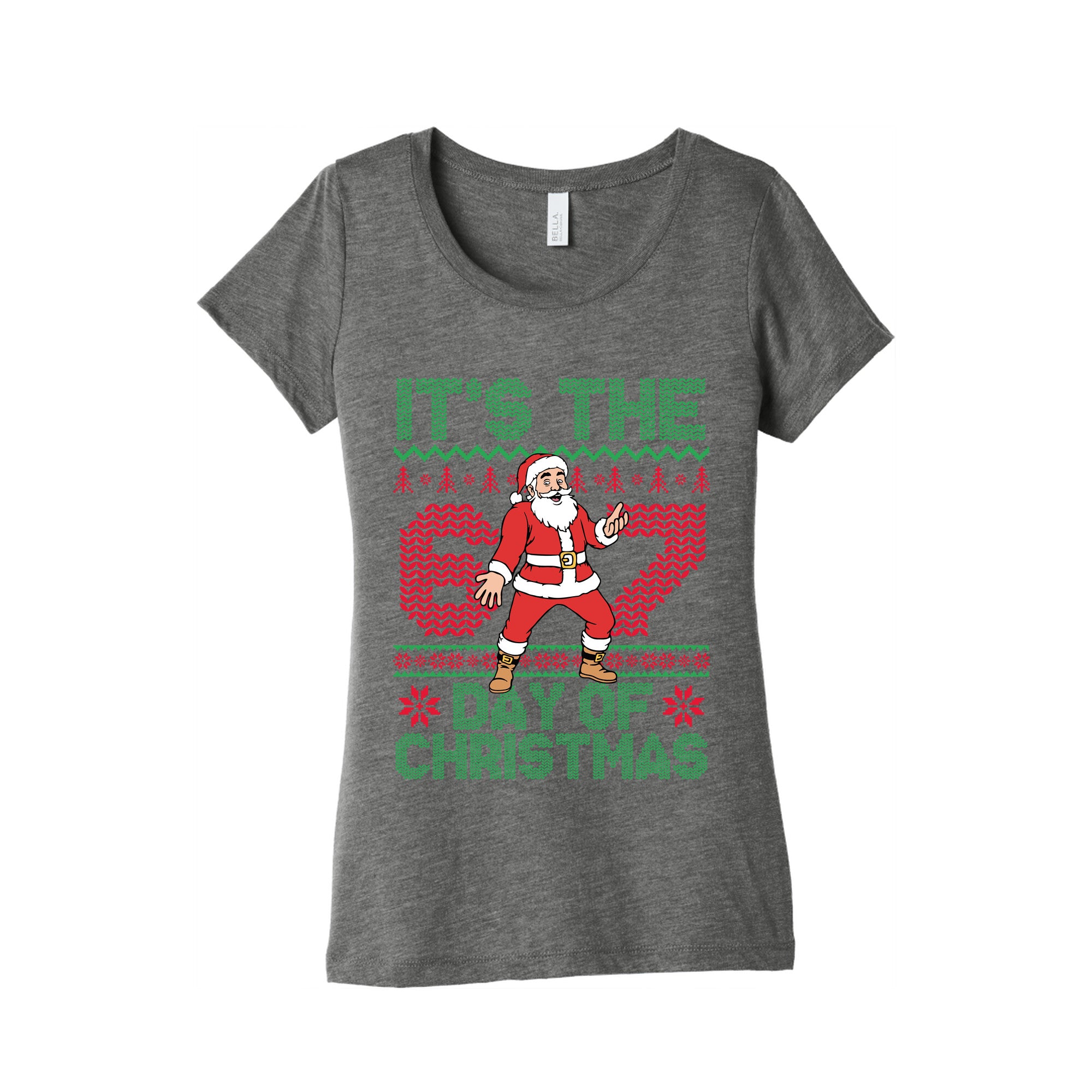 Santa Six Seven Womens Triblend Tee