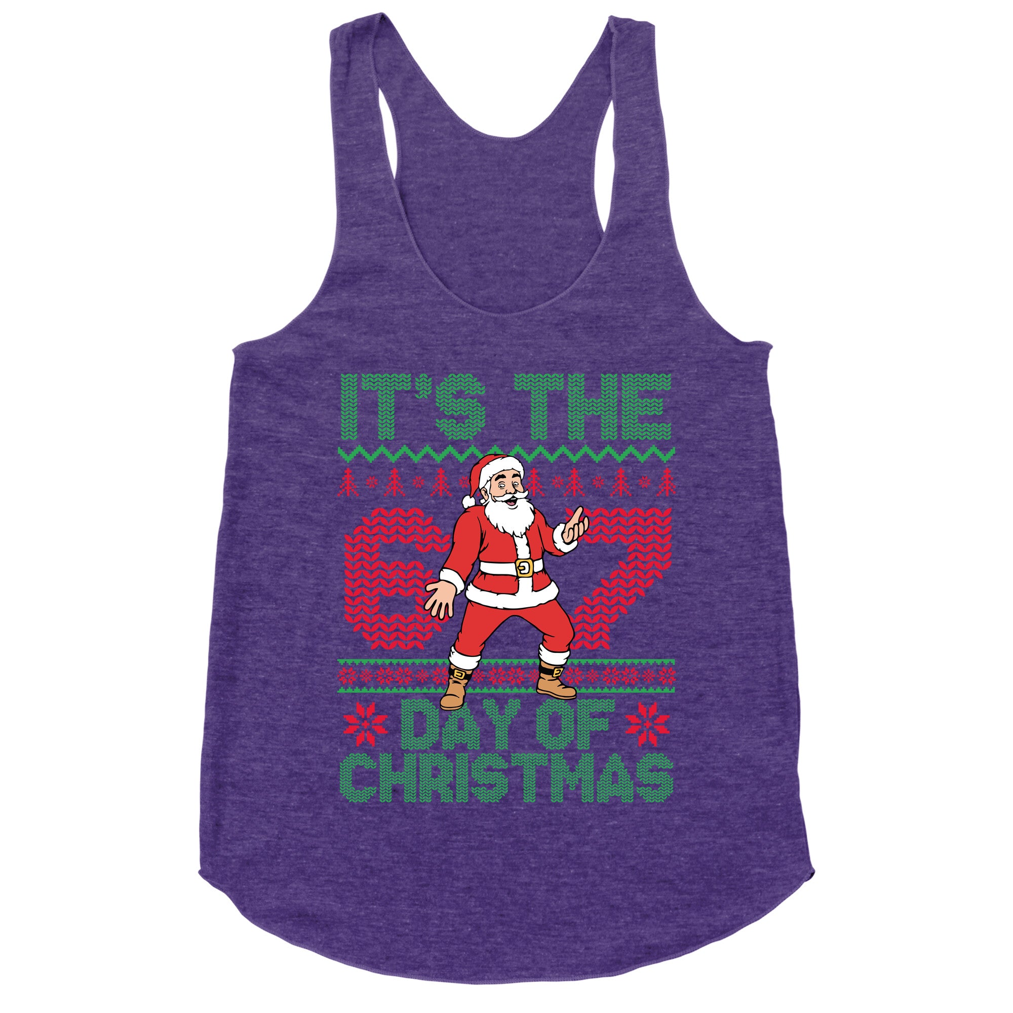 Santa Six Seven Racerback Tank
