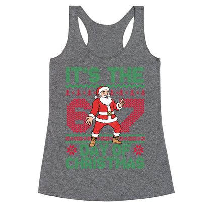 Santa Six Seven Racerback Tank