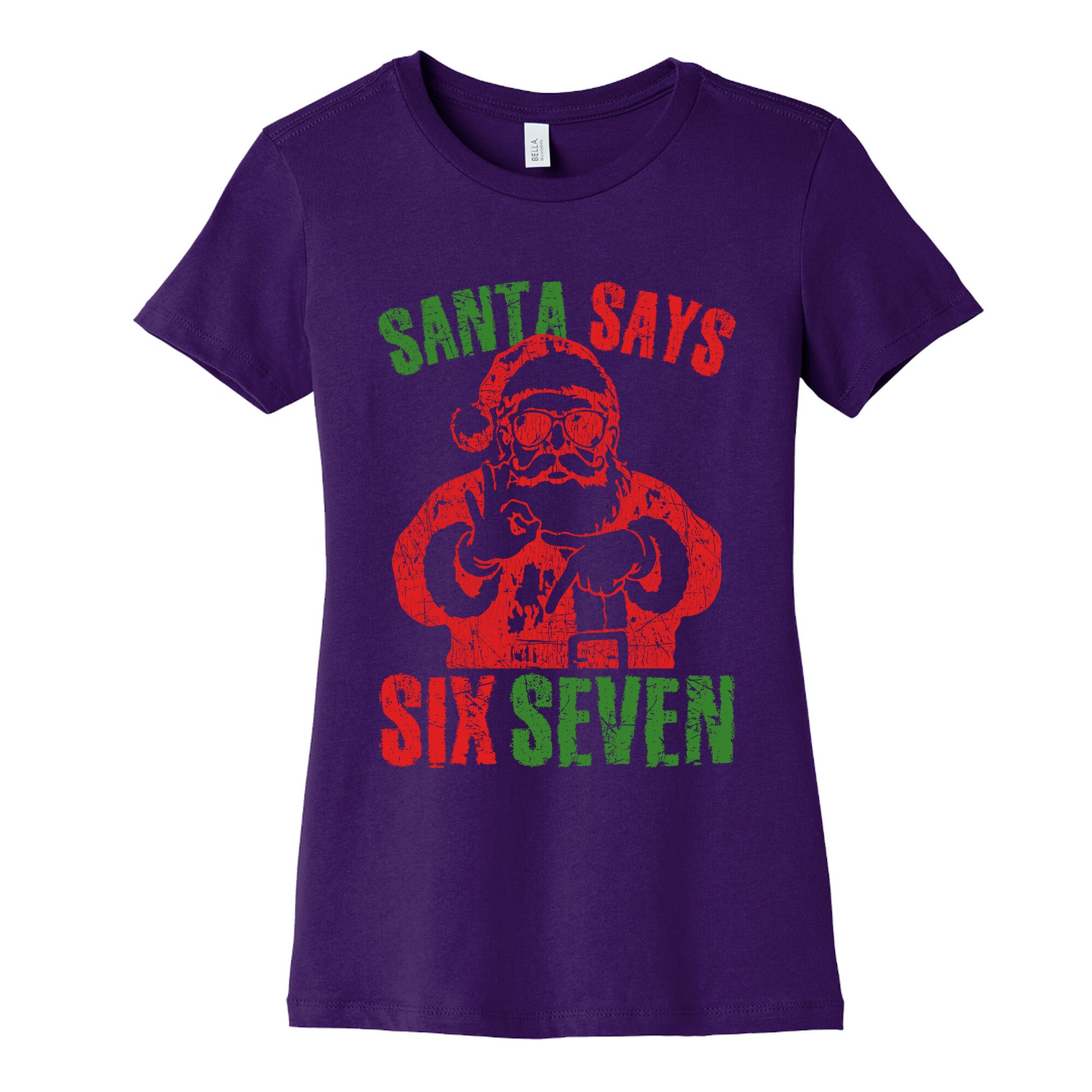 Santa Says 67 Womens Cotton Tee