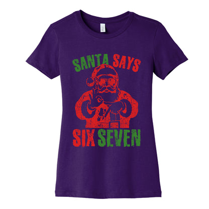 Santa Says 67 Womens Cotton Tee