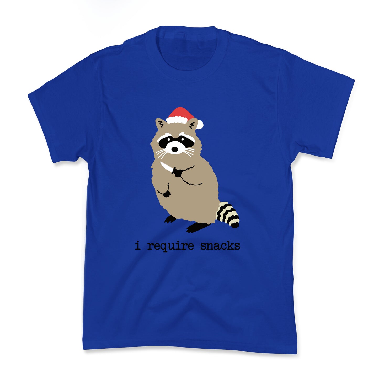 I Require Snacks Kids Tee