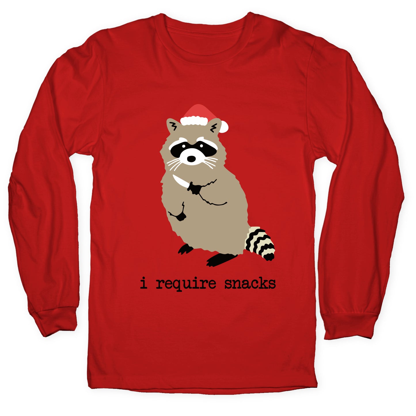 I Require Snacks Longsleeve Tee