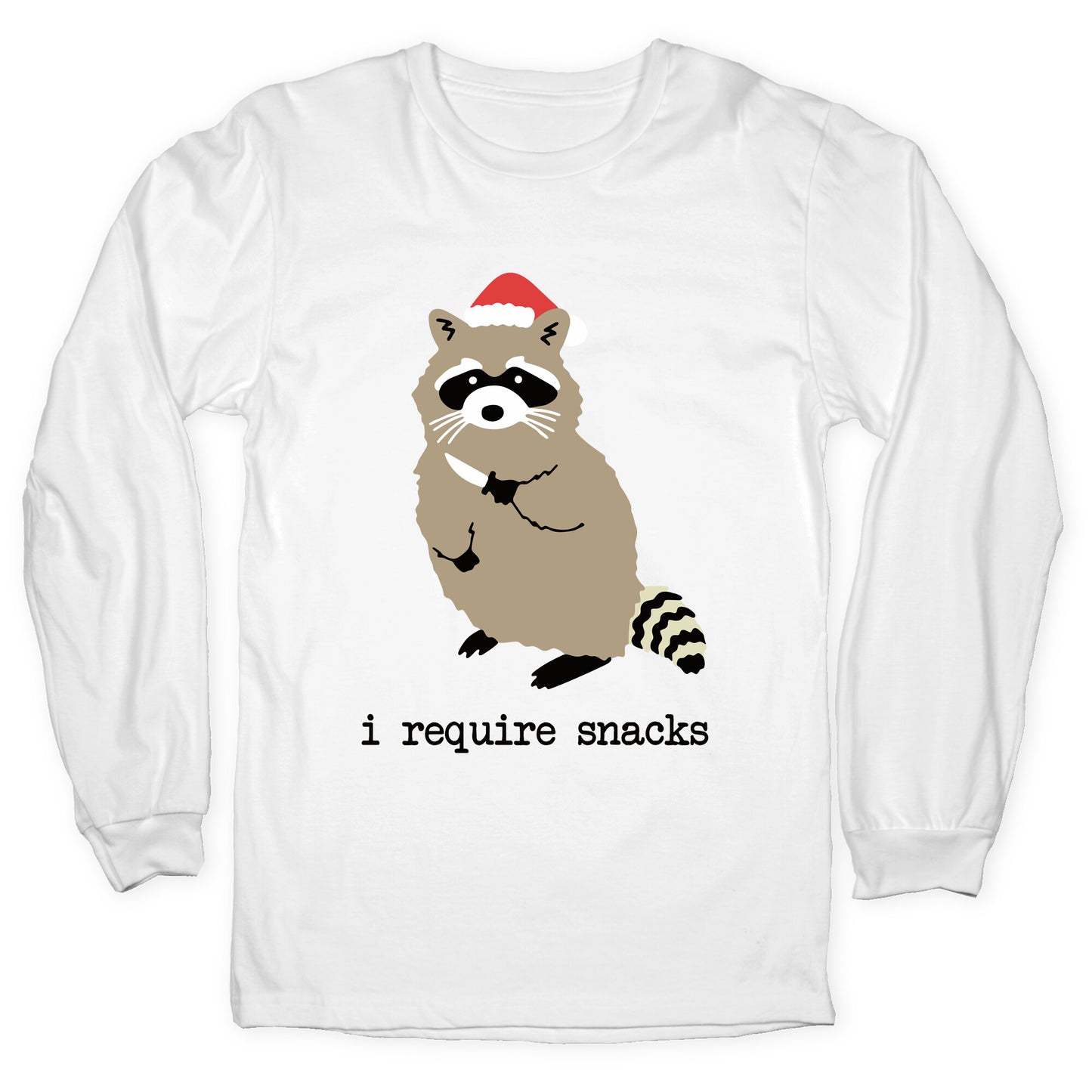 I Require Snacks Longsleeve Tee