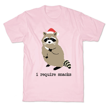 I Require Snacks T-Shirt