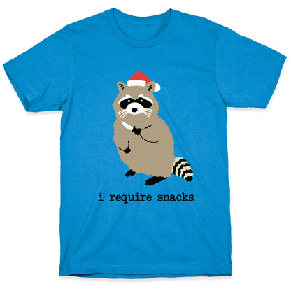 I Require Snacks T-Shirt