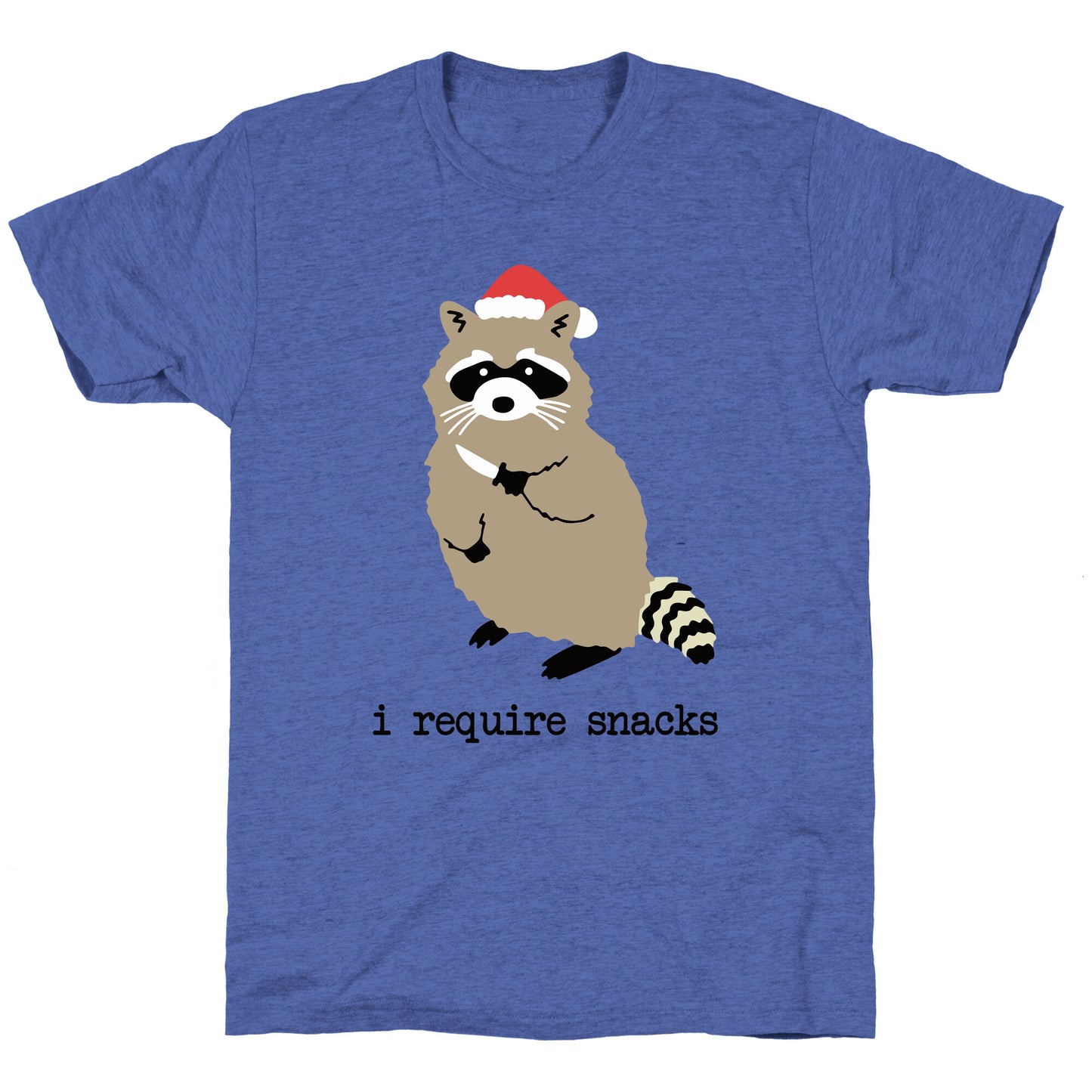 I Require Snacks Unisex Triblend Tee