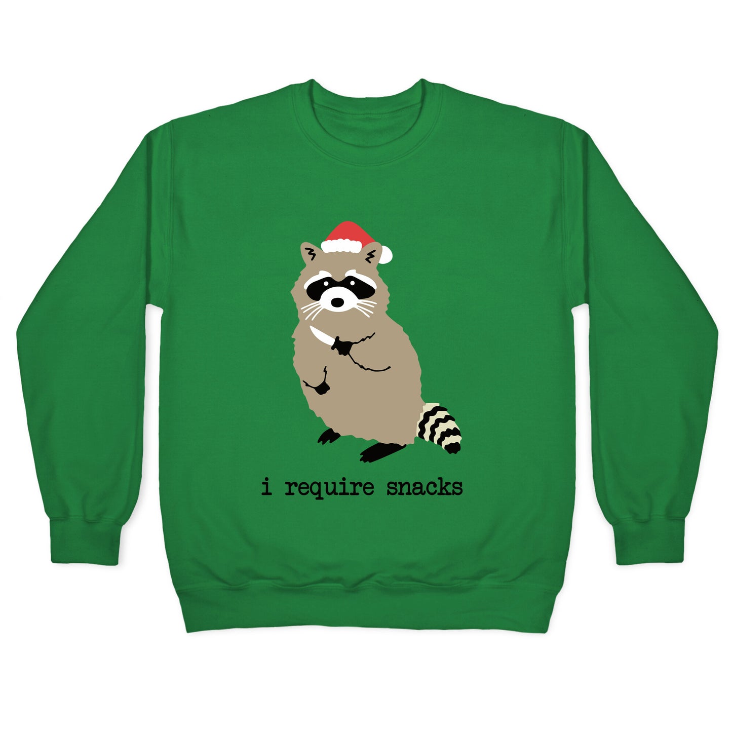 I Require Snacks Crewneck Sweatshirt