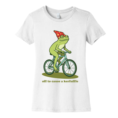Off to Cause a Kerfuffle Womens Cotton Tee