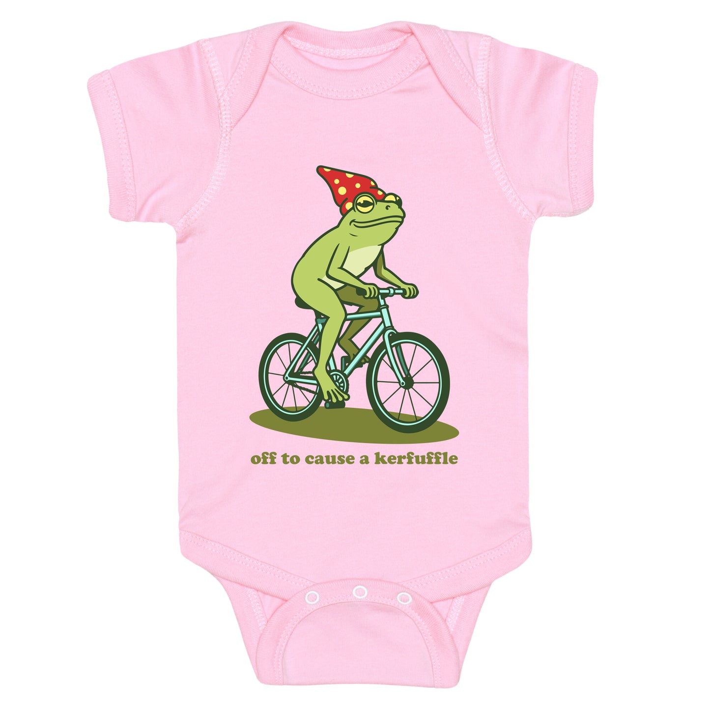 Off to Cause a Kerfuffle Baby One-Piece