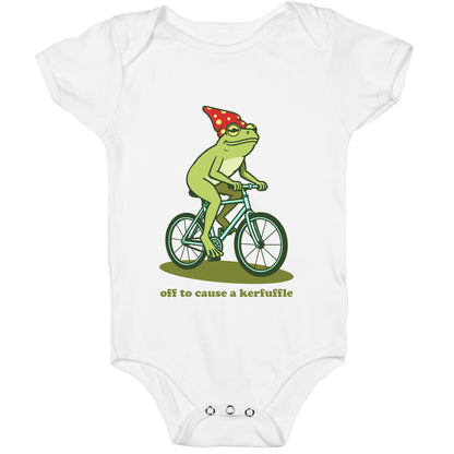 Off to Cause a Kerfuffle Baby One-Piece