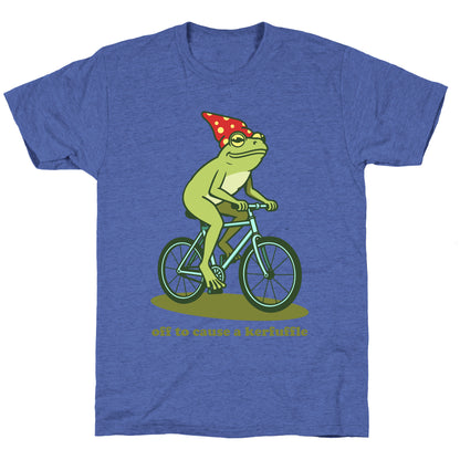 Off to Cause a Kerfuffle Unisex Triblend Tee