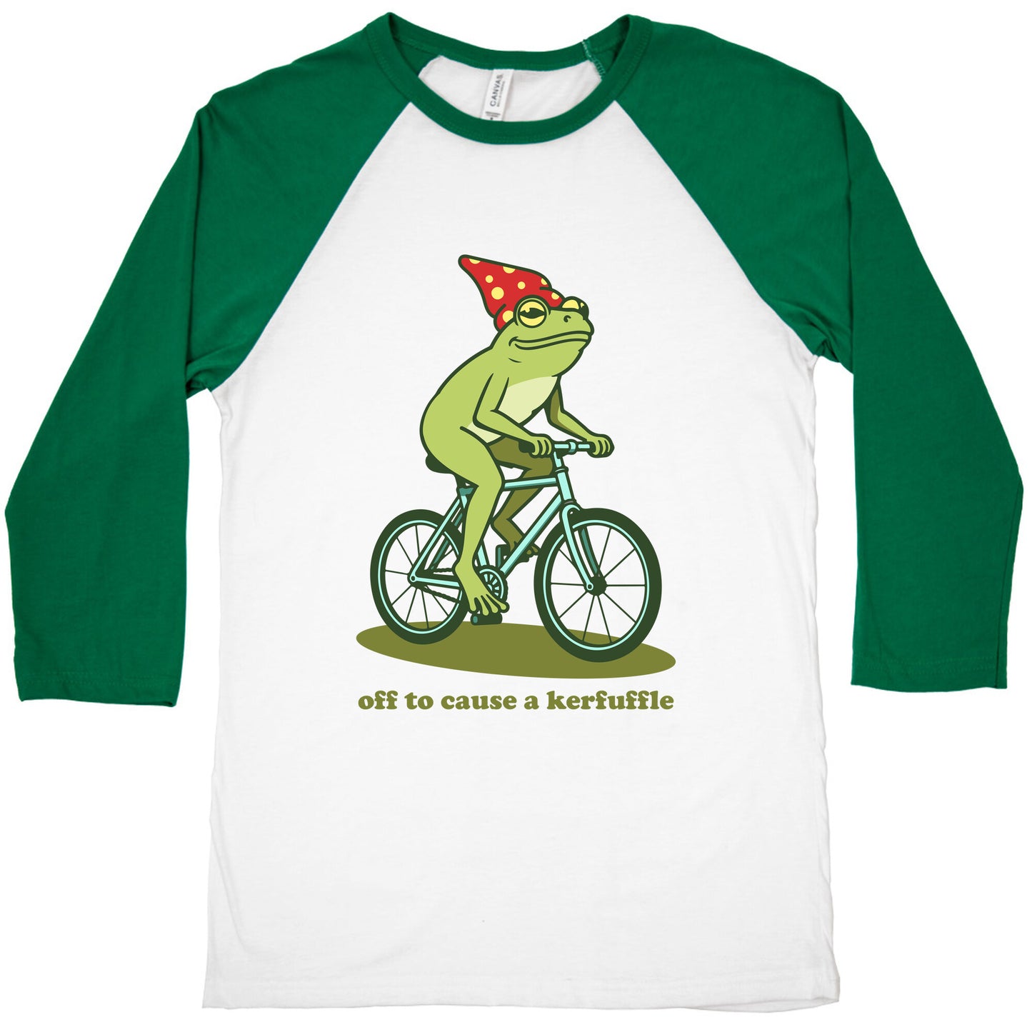 Off to Cause a Kerfuffle Baseball Tee